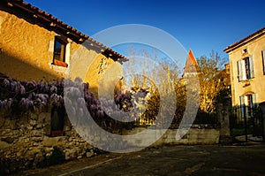 Fources is an original round Bastide in the Department of Gers, France