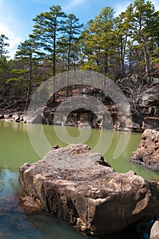 Fourche Maline Tributary in Robbers Cave State Park