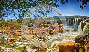 Fourteen Falls in Kenya photo