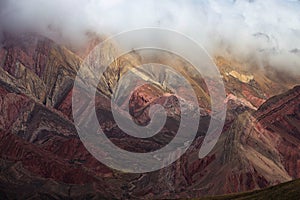 The fourteen shades of the mirador of Hornocal, Argentina