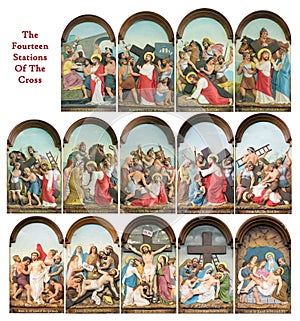 Fourteen Stations Of The Cross photo