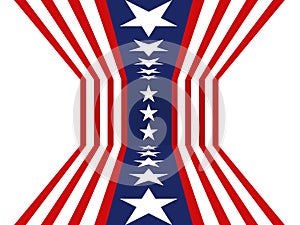 Fourth of July. 4th of July holiday banner. American Independence Day Party celebration.