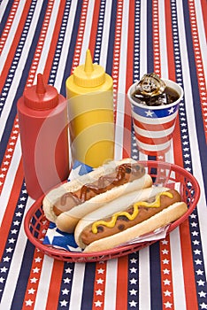 Fourth of July hotdogs