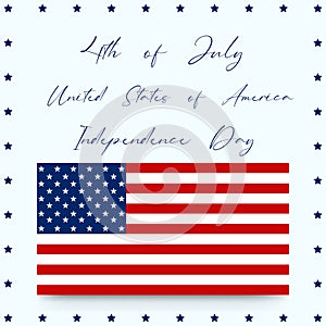 Fourth of July. Independence day. United States of America