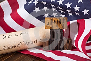 Fourth of July Banner photo
