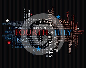 Fourth of july words