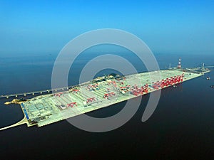 The fourth phase project of Yangshan Deep Water Port in Shanghai