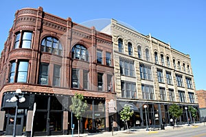 Fourth Street District in Sioux City, Iowa.