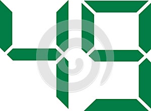 Fourty-nine digital number 49