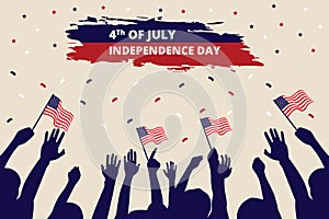 Fouth of July Background Design