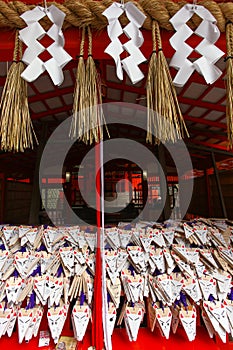 Fox ema at Kyoto's Fushimi-inari