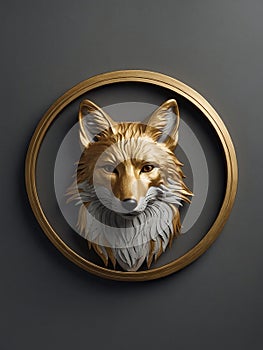 Fox emblem logo design Concept Artist, mythology, Creature, Monster