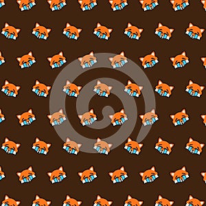 Fox - emoji pattern 54