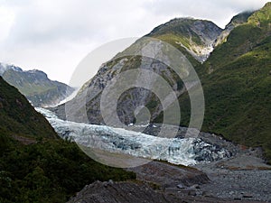 Melting Fox Glacier, New Zealand