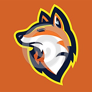 Fox head mascot