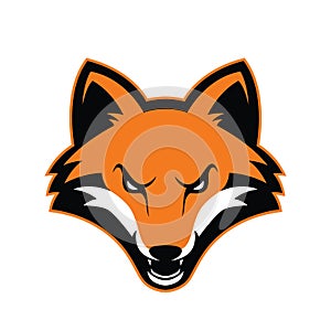 Fox head mascot