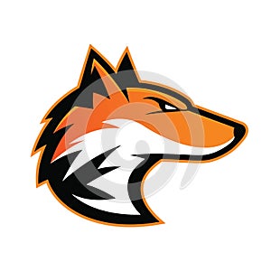 Fox head mascot