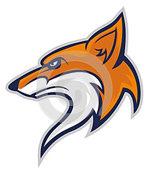 Fox head mascot