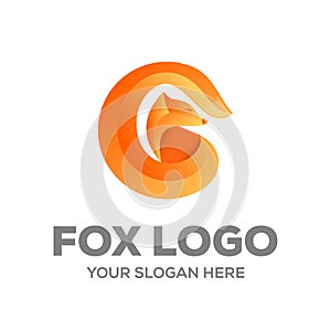 Fox logo graphic design inspiration