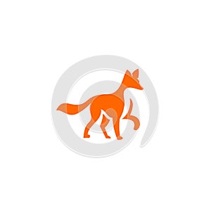 Fox logo icon designs vector