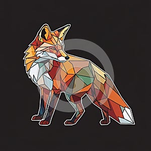 Fox a modern, digital appearance, emphasizing angularity and
