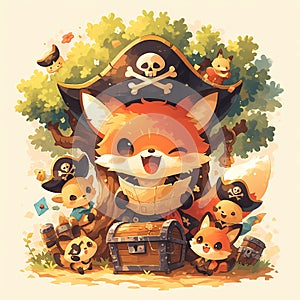 Fox Pirate Adventure, Unleash Your Imagination!