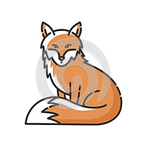 Fox RGB color icon