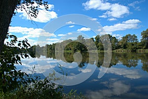 Fox River, Silver Springs State Park, Yorkville, Illinois USA