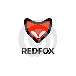 Fox vector design element. Recommended for security company