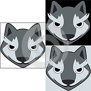 Fox Vector Portrait Illustration Cartoon