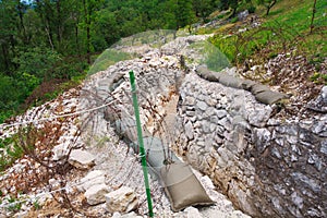 Foxhole, World War One