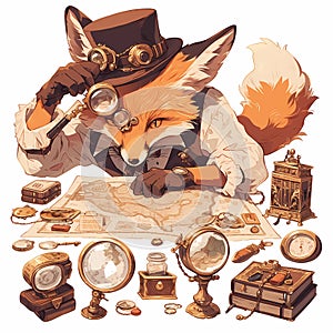 Foxy Investigator: A Tail of Victorian Adventure