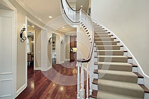 Foyer with butler's pantry photo