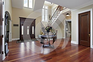 Foyer in luxury home