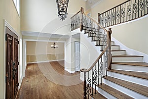 Foyer in new construction home