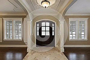 Foyer in new construction home