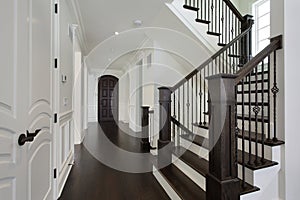 Foyer in new construction home