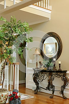 Foyer of Upscale Home