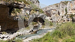 Foz de Lumbier Canyon in Spain