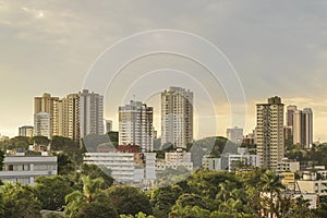 Foz Iguacu Urban Aerial View