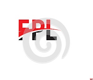 FPL Letter Initial Logo Design Vector Illustration