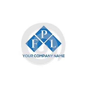 FPL letter logo design on white background. FPL creative initials letter logo concept. FPL letter design