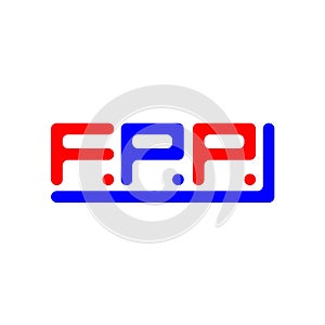 FPP letter logo creative design with vector graphic, FPP