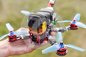 Fpv high-speed drone copter photo