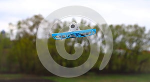 FPV Microdrone in Flight.