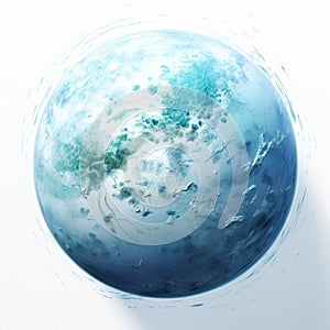 Frac Art Planet: A Realistic Visual Representation Of Kepler-22b photo