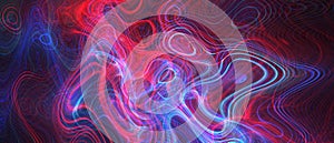 Fractal abstract threads background