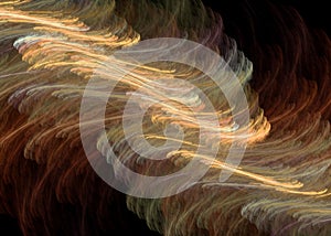 Fractal Alien Moss Branches or Cloud