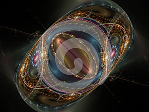 Fractal background pattern