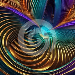 fractal background - swirl vortex